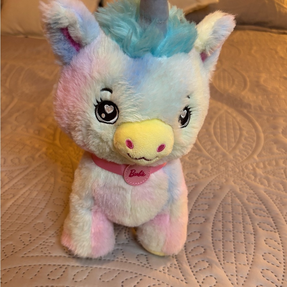 Barbie Multicolor Unicorn Plush‎ Toy
